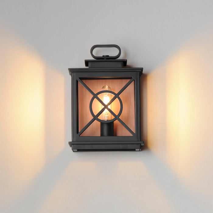 Myhouse Lighting Maxim - 40802CLACPBK - One Light Outdoor Wall Sconce - Yorktown VX - Black/Aged Copper