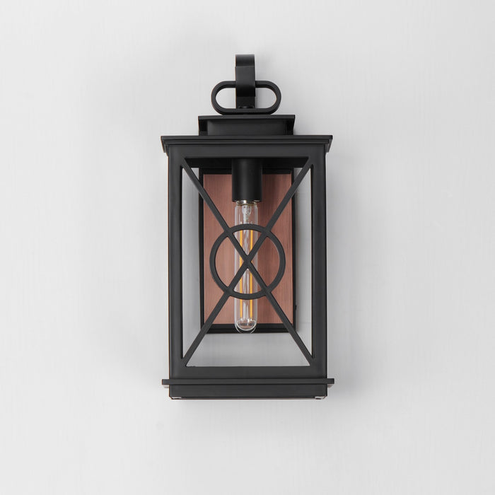 Myhouse Lighting Maxim - 40804CLACPBK - One Light Outdoor Wall Sconce - Yorktown VX - Black/Aged Copper