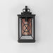 Myhouse Lighting Maxim - 40804CLACPBK - One Light Outdoor Wall Sconce - Yorktown VX - Black/Aged Copper