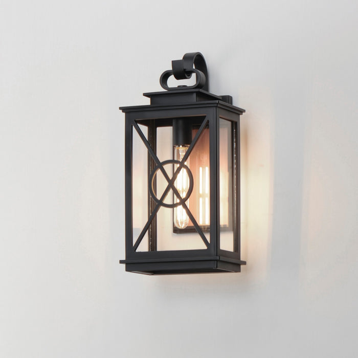 Myhouse Lighting Maxim - 40804CLACPBK - One Light Outdoor Wall Sconce - Yorktown VX - Black/Aged Copper