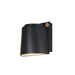 Myhouse Lighting Maxim - 42120BKAB - LED Outdoor Wall Sconce - Rivet - Black / Antique Brass