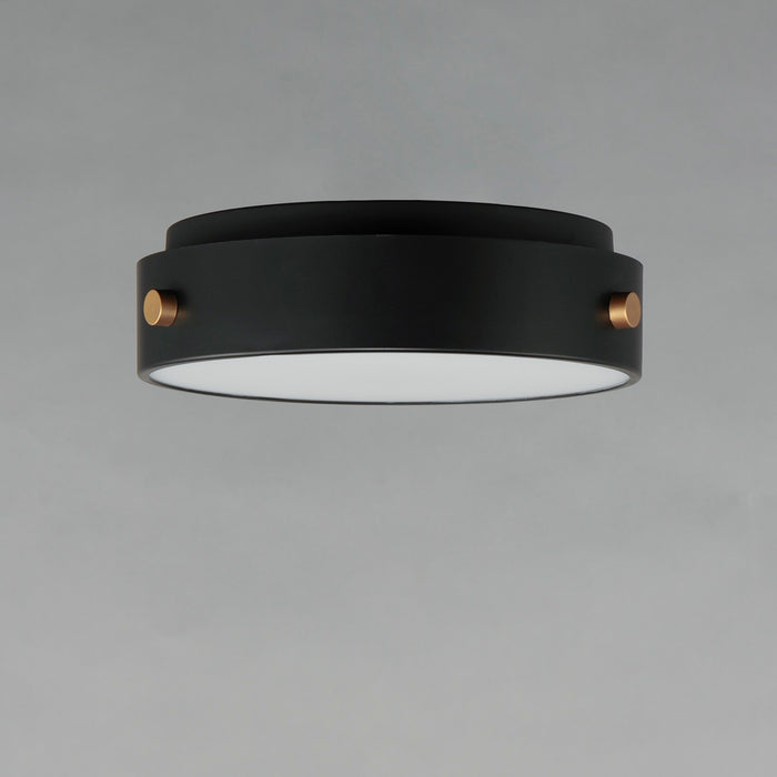 Myhouse Lighting Maxim - 42129BKAB - LED Flush Mount - Rivet - Black / Antique Brass