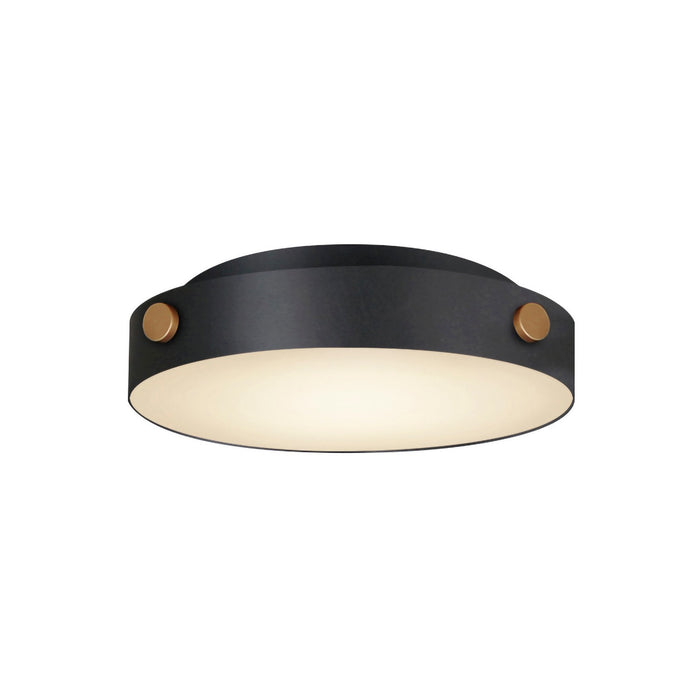 Myhouse Lighting Maxim - 42129BKAB - LED Flush Mount - Rivet - Black / Antique Brass