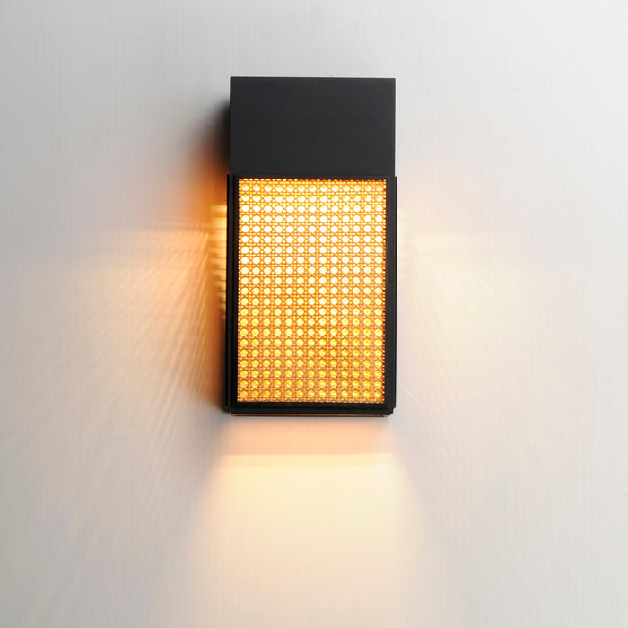 Myhouse Lighting Maxim - 54804RABK - LED Outdoor Wall Sconce - Lattice - Black