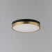 Myhouse Lighting Maxim - 59702WTBKAB - LED Flush Mount - Dapper - Black / Antique Brass