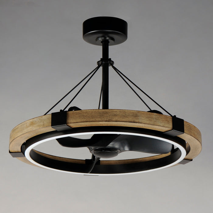 Myhouse Lighting Maxim - 61011DWBK - LED Fandelight - Timber - Driftwood / Black