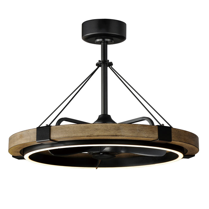 Myhouse Lighting Maxim - 61011DWBK - LED Fandelight - Timber - Driftwood / Black