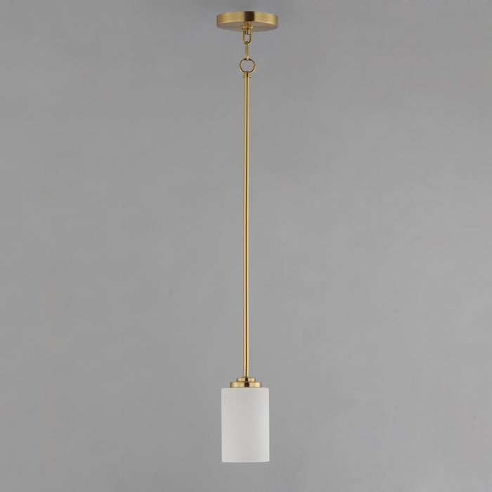 Myhouse Lighting Maxim - 90030SWSBR - One Light Mini Pendant - Deven - Satin Brass