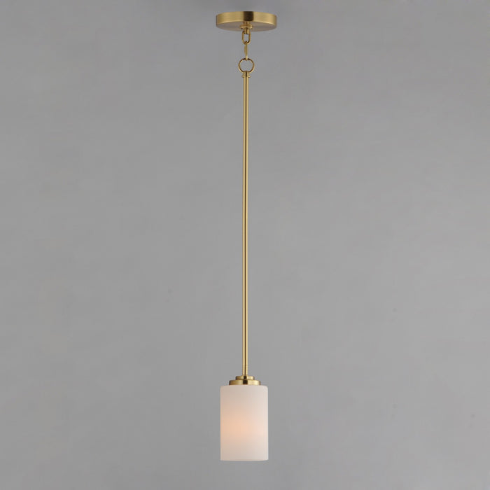 Myhouse Lighting Maxim - 90030SWSBR - One Light Mini Pendant - Deven - Satin Brass