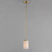 Myhouse Lighting Maxim - 90030SWSBR - One Light Mini Pendant - Deven - Satin Brass