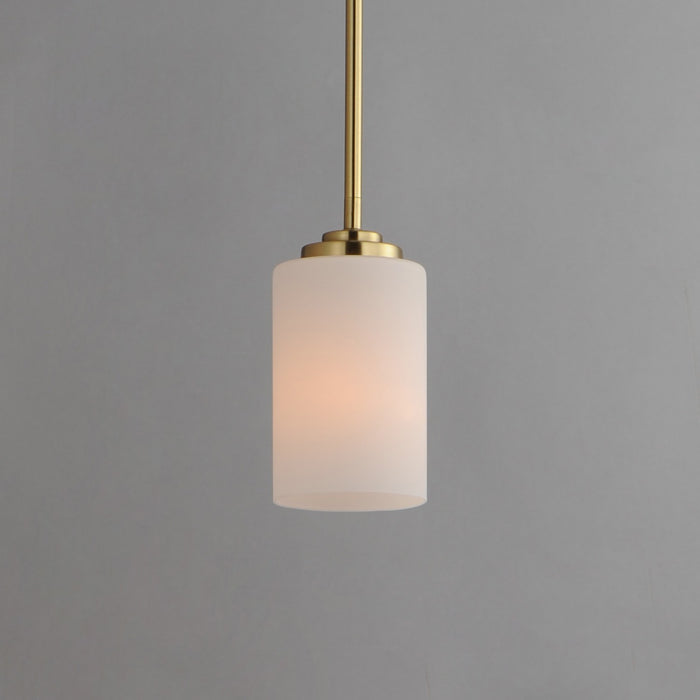 Myhouse Lighting Maxim - 90030SWSBR - One Light Mini Pendant - Deven - Satin Brass