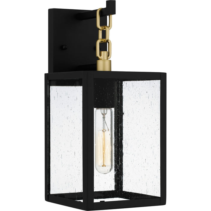 Myhouse Lighting Quoizel - ANC8406MBK - One Light Outdoor Wall Mount - Anchorage - Matte Black