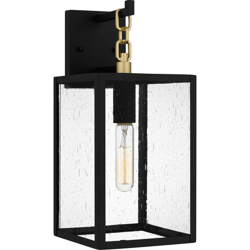 Myhouse Lighting Quoizel - ANC8407MBK - One Light Outdoor Wall Mount - Anchorage - Matte Black