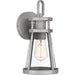 Myhouse Lighting Quoizel - BAB8406ABA - One Light Outdoor Wall Mount - Barber - Antique Brushed Aluminum