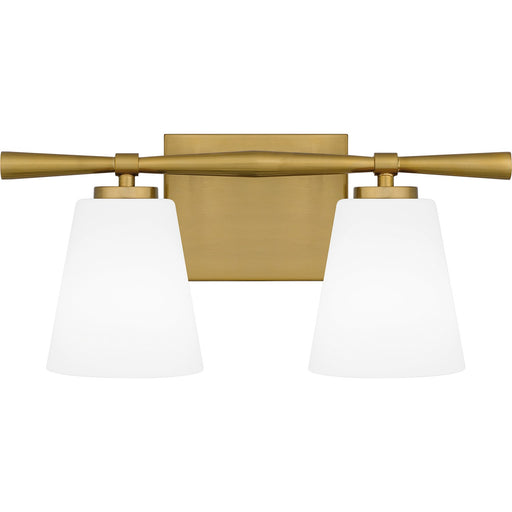 Myhouse Lighting Quoizel - BID8616AB - Two Light Bath - Brindley - Aged Brass