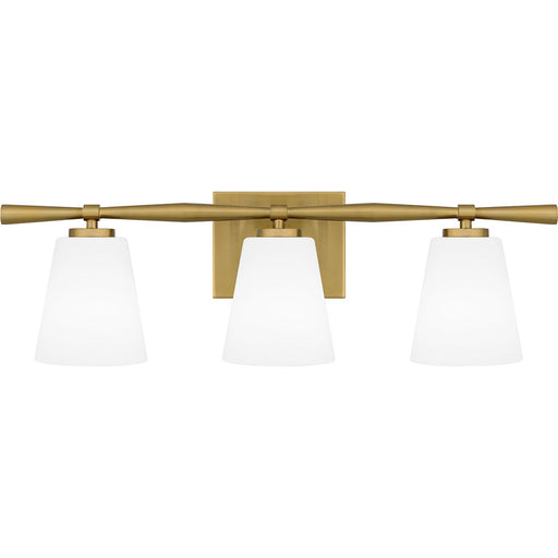 Myhouse Lighting Quoizel - BID8623AB - Three Light Bath - Brindley - Aged Brass