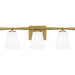 Myhouse Lighting Quoizel - BID8623AB - Three Light Bath - Brindley - Aged Brass