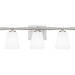 Myhouse Lighting Quoizel - BID8623BN - Three Light Bath - Brindley - Brushed Nickel