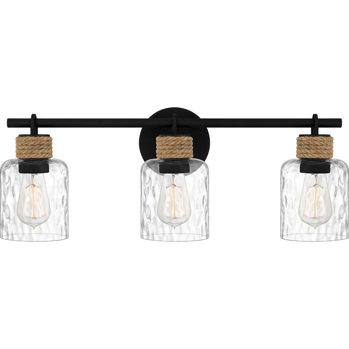 Myhouse Lighting Quoizel - BTC8624MBK - Three Light Bath - Baltic - Matte Black