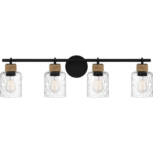 Myhouse Lighting Quoizel - BTC8634MBK - Four Light Bath - Baltic - Matte Black