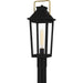 Myhouse Lighting Quoizel - BUK9007MBK - One Light Outdoor Post Mount - Buckley - Matte Black