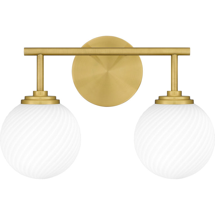 Myhouse Lighting Quoizel - ELO8615AB - Two Light Bath - Eloise - Aged Brass