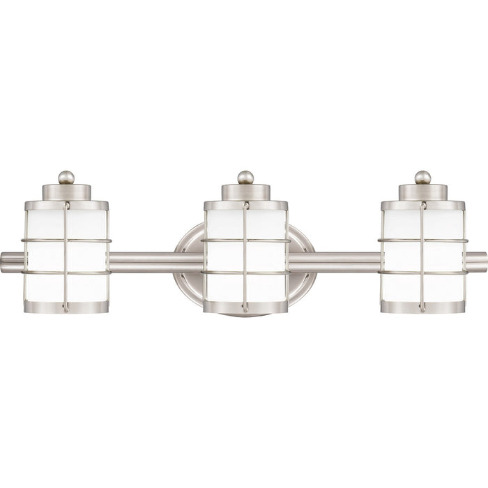 Myhouse Lighting Quoizel - HZT8623BN - Three Light Bath - Hazlett - Brushed Nickel