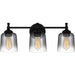 Myhouse Lighting Quoizel - JEN8624MBK - Three Light Bath - Jenson - Matte Black