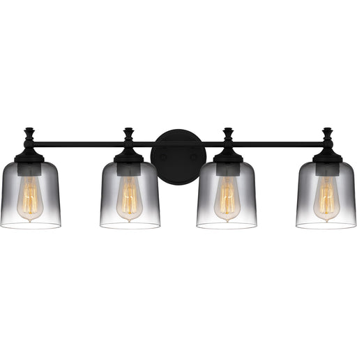 Myhouse Lighting Quoizel - JEN8631MBK - Four Light Bath - Jenson - Matte Black