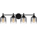 Myhouse Lighting Quoizel - JEN8631MBK - Four Light Bath - Jenson - Matte Black