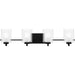 Myhouse Lighting Quoizel - KLT8904MBK - Four Light Bath - Kolt - Matte Black