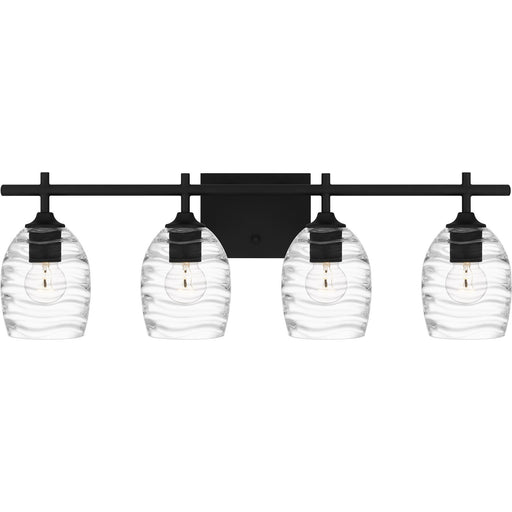 Myhouse Lighting Quoizel - LCY8629MBK - Four Light Bath - Lucy - Matte Black