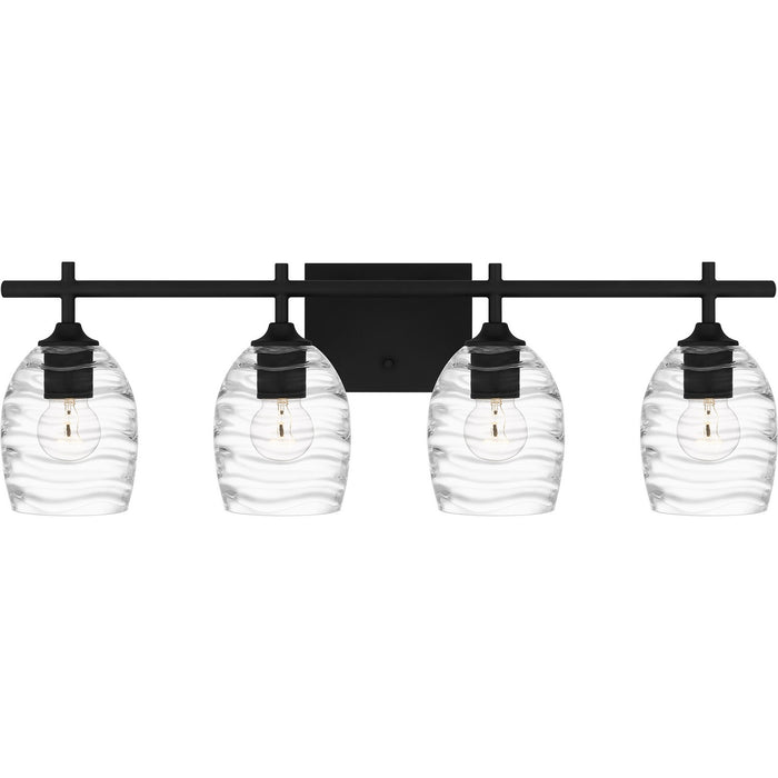 Myhouse Lighting Quoizel - LCY8629MBK - Four Light Bath - Lucy - Matte Black