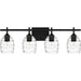 Myhouse Lighting Quoizel - LCY8629MBK - Four Light Bath - Lucy - Matte Black