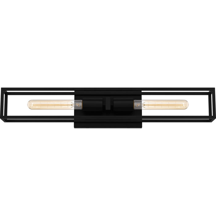 Myhouse Lighting Quoizel - LGN8624MBK - Two Light Bath - Leighton - Matte Black