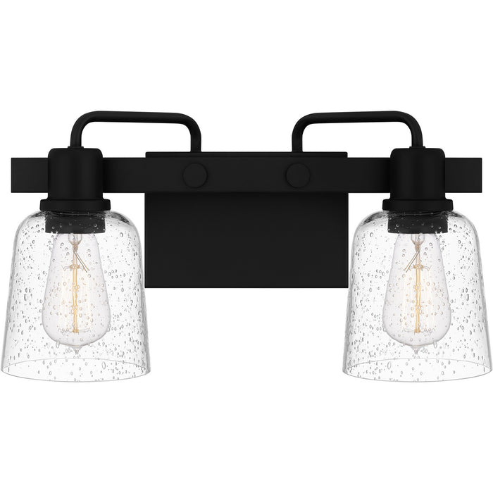 Myhouse Lighting Quoizel - LYD8616MBK - Two Light Bath - Lydia - Matte Black