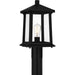 Myhouse Lighting Quoizel - SAT9009MBK - One Light Outdoor Post Mount - Satterfield - Matte Black