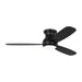 Myhouse Lighting Generation Lighting - 3OBSHR52MBKD - 52"Ceiling Fan - Orbis - Midnight Black