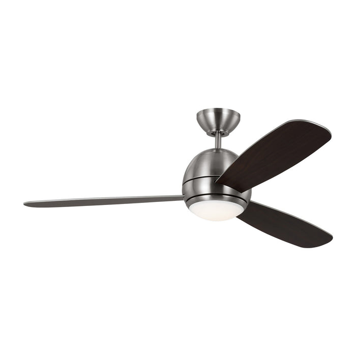 Myhouse Lighting Generation Lighting - 3OBSR52BSD - 52"Ceiling Fan - Orbis - Brushed Steel