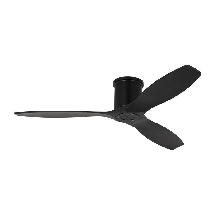 Myhouse Lighting Visual Comfort Fan - 3CNHSM52MBKMBK - 52``Ceiling Fan - Collins 52 Smart Hugger - Midnight Black