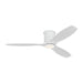 Myhouse Lighting Visual Comfort Fan - 3CNHSM52RZWD - 52``Ceiling Fan - Collins 52 Smart Hugger LED - Matte White