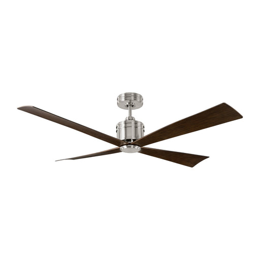 Myhouse Lighting Visual Comfort Fan - 4LNCR56BS - 56``Ceiling Fan - Launceton 56 - Brushed Steel