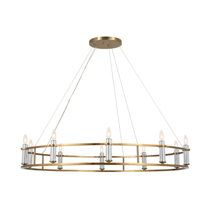 Myhouse Lighting Kichler - 52491BNB - Ten Light Chandelier - Rosalind - Brushed Natural Brass