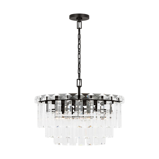 Myhouse Lighting Visual Comfort Studio - CC12610AI - Ten Light Chandelier - Arden - Aged Iron