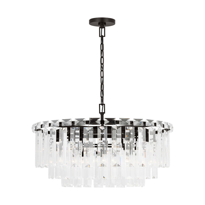 Myhouse Lighting Visual Comfort Studio - CC12716AI - 16 Light Chandelier - Arden - Aged Iron