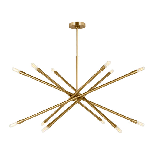 Myhouse Lighting Visual Comfort Studio - CC16512BBS - 12 Light Chandelier - Eastyn - Burnished Brass