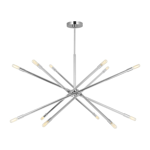 Myhouse Lighting Visual Comfort Studio - CC16512PN - 12 Light Chandelier - Eastyn - Polished Nickel