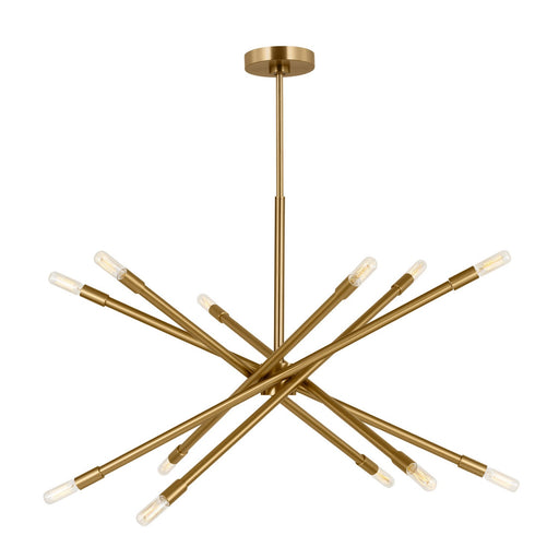 Myhouse Lighting Visual Comfort Studio - CC16612BBS - 12 Light Chandelier - Eastyn - Burnished Brass