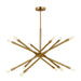 Myhouse Lighting Visual Comfort Studio - CC16612BBS - 12 Light Chandelier - Eastyn - Burnished Brass