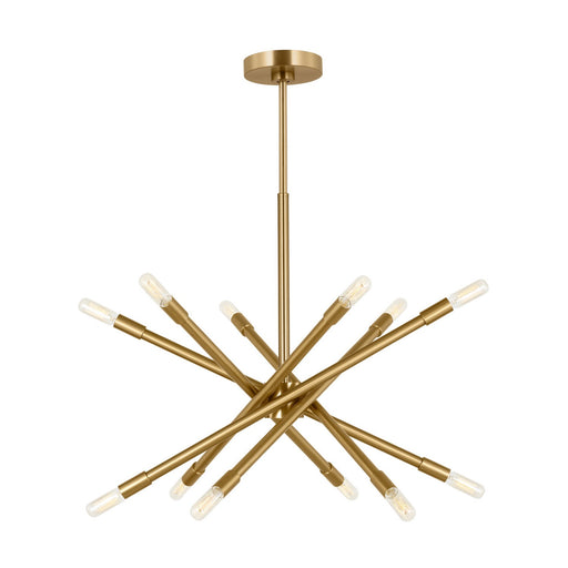 Myhouse Lighting Visual Comfort Studio - CC16712BBS - 12 Light Chandelier - Eastyn - Burnished Brass